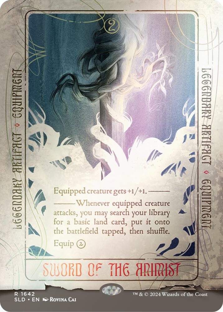 Sword of the Animist (Rainbow Foil) [Secret Lair Drop Series] 1642
