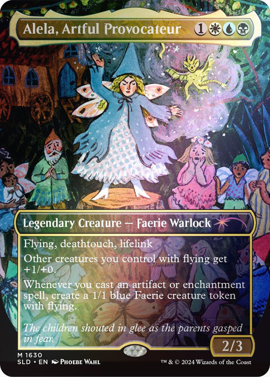 Alela, Artful Provocateur (1630) (Rainbow Foil) [Secret Lair Drop Series] 1630