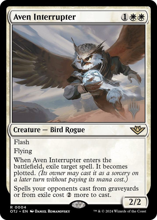 Aven Interrupter [Promo Pack: Outlaws of Thunder Junction] 4