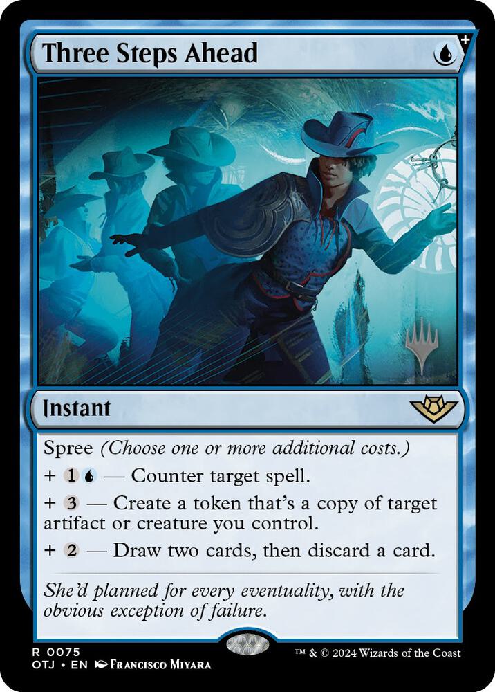Three Steps Ahead [Promo Pack: Outlaws of Thunder Junction] 75