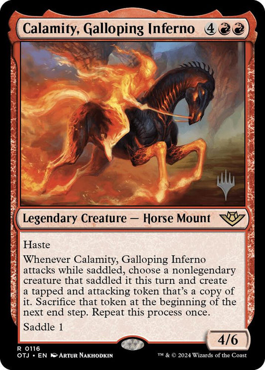 Calamity, Galloping Inferno [Promo Pack: Outlaws of Thunder Junction] 116