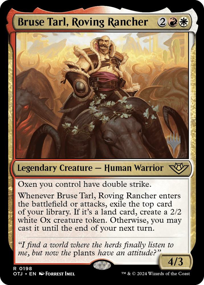 Bruse Tarl, Roving Rancher [Promo Pack: Outlaws of Thunder Junction] 198