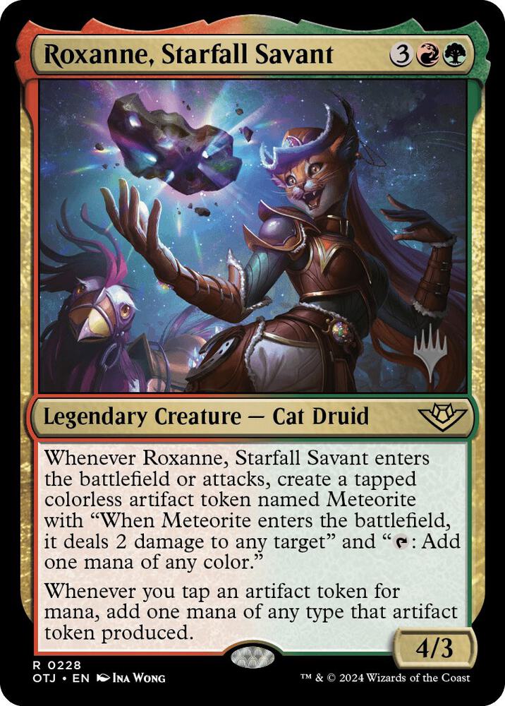 Roxanne, Starfall Savant [Promo Pack: Outlaws of Thunder Junction] 228