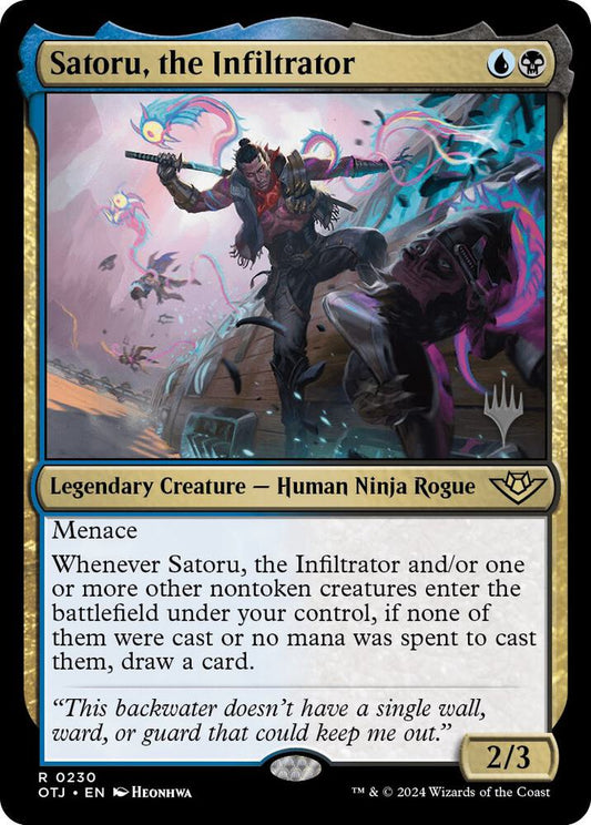 Satoru, the Infiltrator [Promo Pack: Outlaws of Thunder Junction] 230