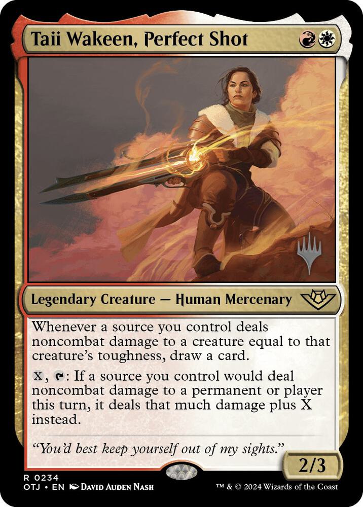 Taii Wakeen, Perfect Shot [Promo Pack: Outlaws of Thunder Junction] 234