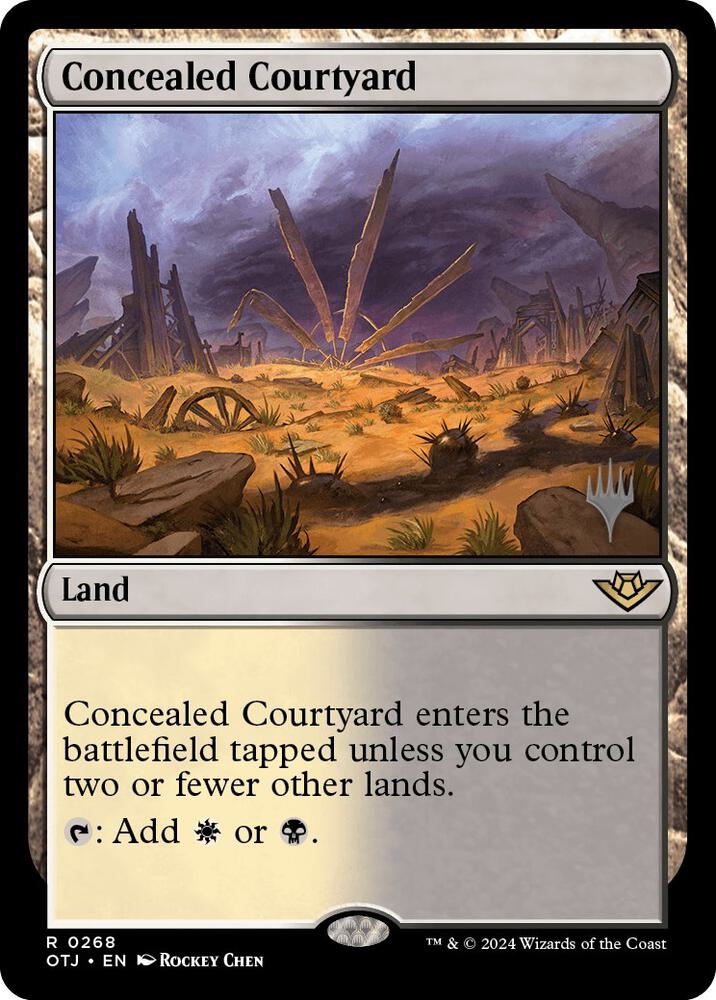 Concealed Courtyard [Promo Pack: Outlaws of Thunder Junction] 268