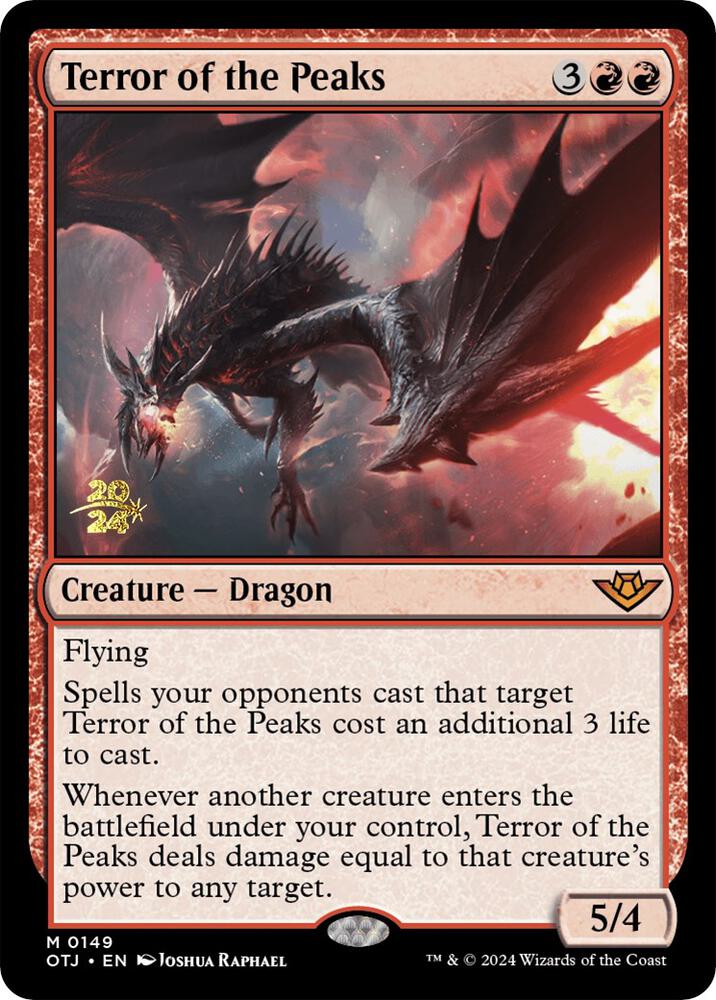 Terror of the Peaks (OTJ) [Prerelease Cards] 149
