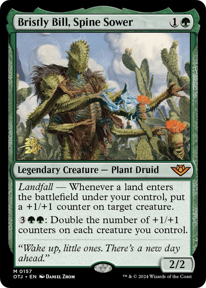 Bristly Bill, Spine Sower [Prerelease Cards] 157