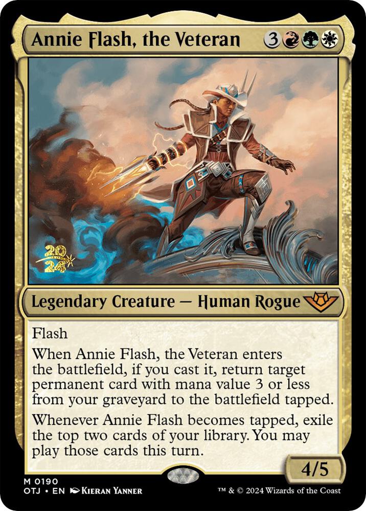 Annie Flash, the Veteran [Prerelease Cards] 190