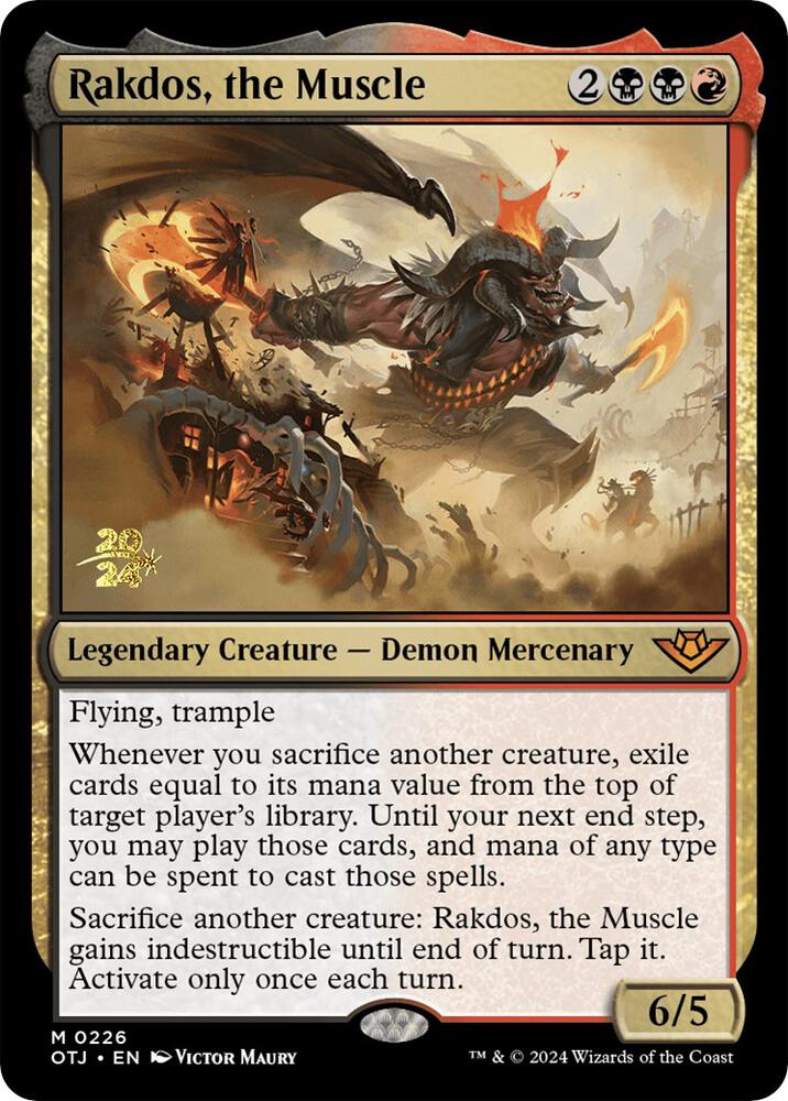 Rakdos, the Muscle [Prerelease Cards] 226