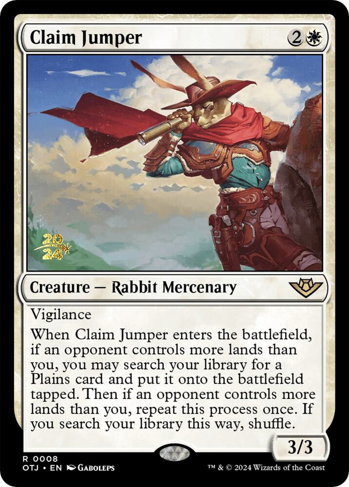 Claim Jumper [Prerelease Cards] 8
