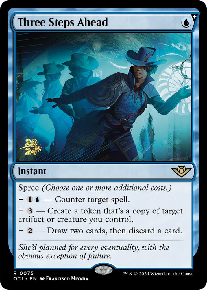 Three Steps Ahead [Prerelease Cards] 75