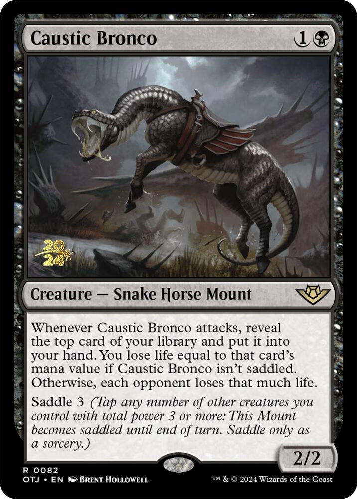 Caustic Bronco [Prerelease Cards] 82