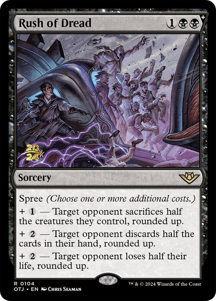 Rush of Dread [Prerelease Cards] 104