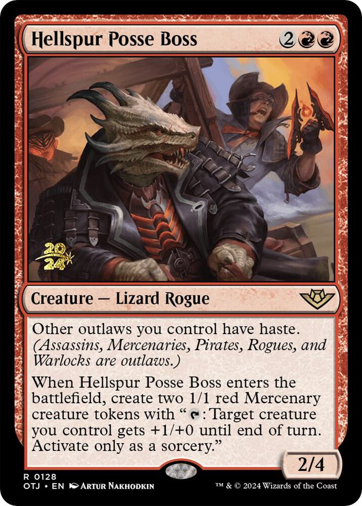 Hellspur Posse Boss [Prerelease Cards] 128