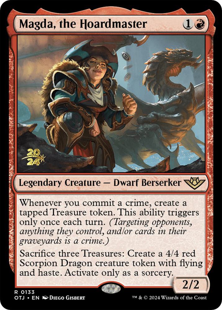 Magda, the Hoardmaster [Prerelease Cards] 133