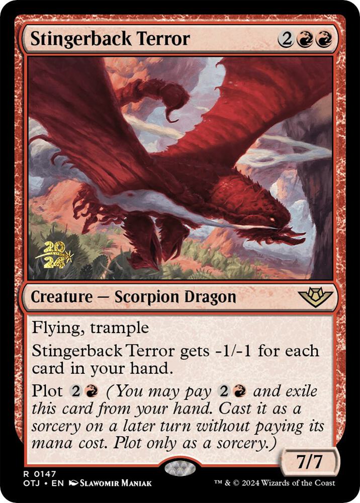 Stingerback Terror [Prerelease Cards] 147