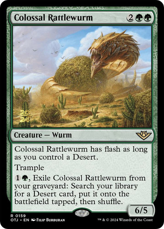 Colossal Rattlewurm [Prerelease Cards] 159