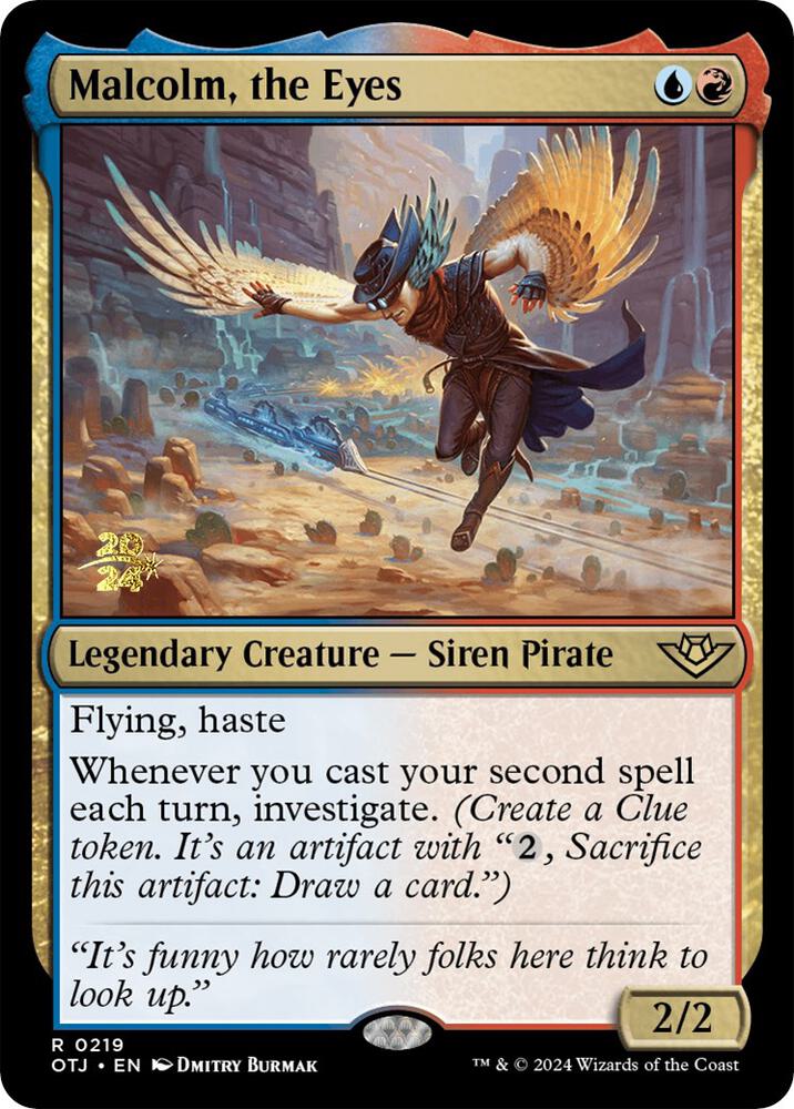 Malcolm, the Eyes [Prerelease Cards] 219