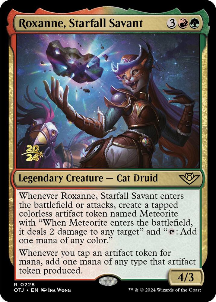 Roxanne, Starfall Savant [Prerelease Cards] 228