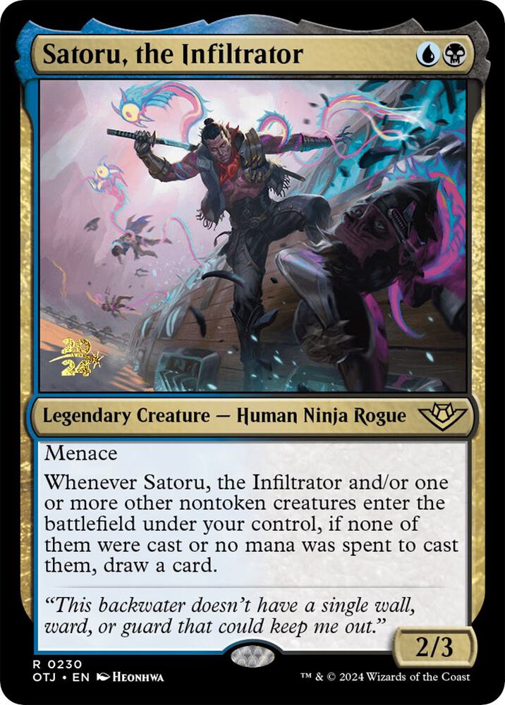 Satoru, the Infiltrator [Prerelease Cards] 230