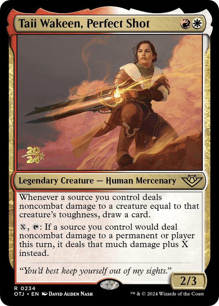 Taii Wakeen, Perfect Shot [Prerelease Cards] 234