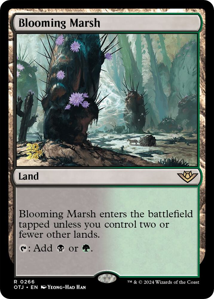 Blooming Marsh (OTJ) [Prerelease Cards] 266