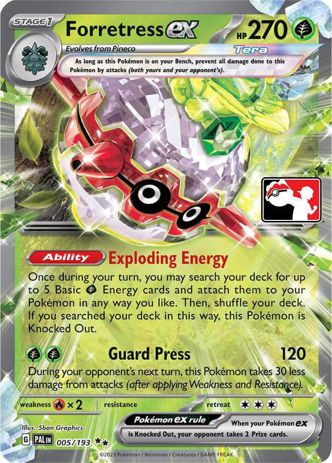 Forretress ex - 005/193 [Prize Pack Series Cards] 005/193