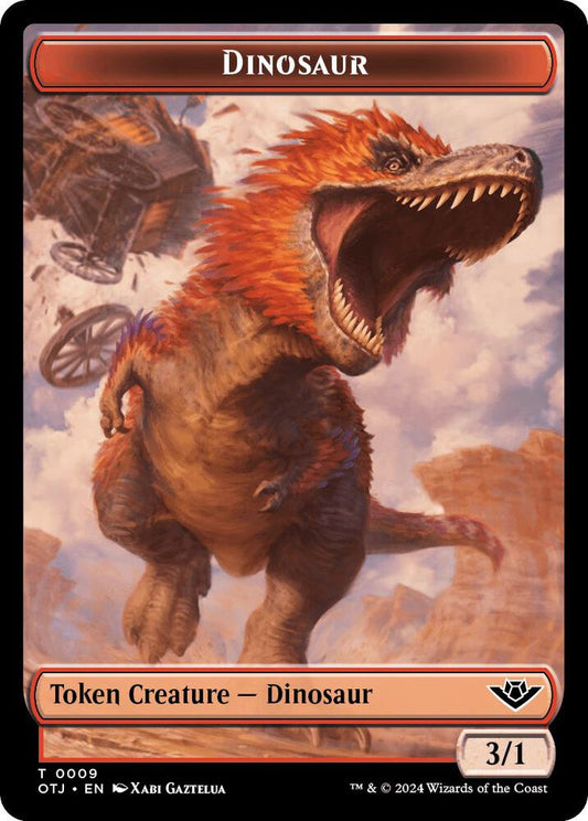 Dinosaur // Plot Double-Sided Token [Outlaws of Thunder Junction] 9 // 20