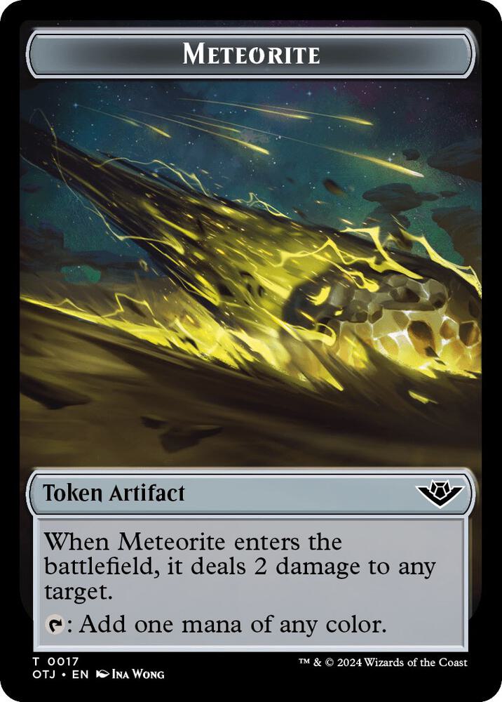Meteorite Token [Outlaws of Thunder Junction] 17