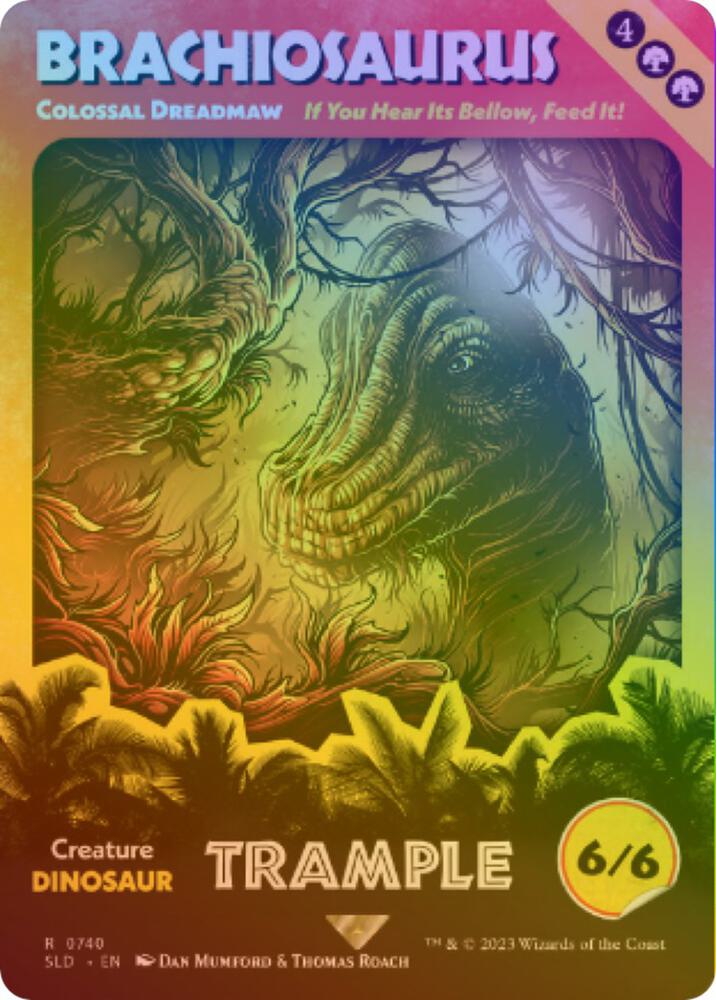 Brachiosaurus - Colossal Dreadmaw (Rainbow Foil) [Secret Lair Drop Series] 740