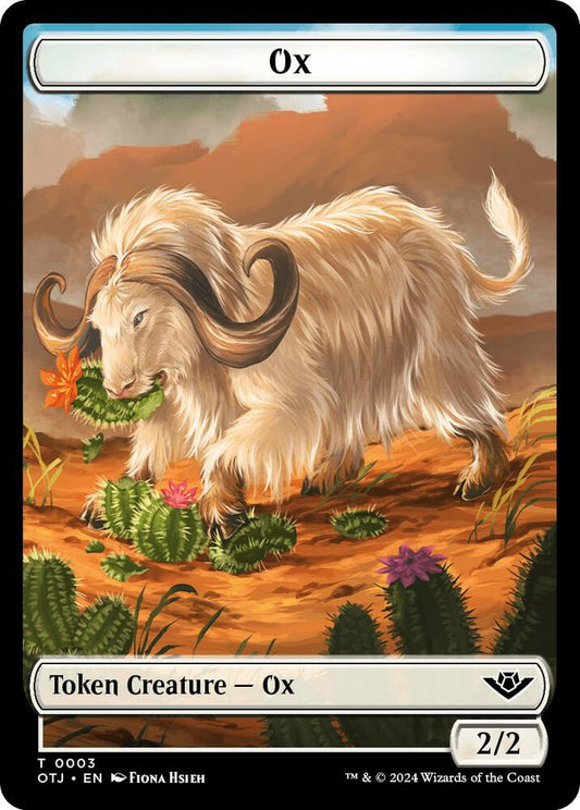 Ox // Plot Double-Sided Token [Outlaws of Thunder Junction] 3 // 20