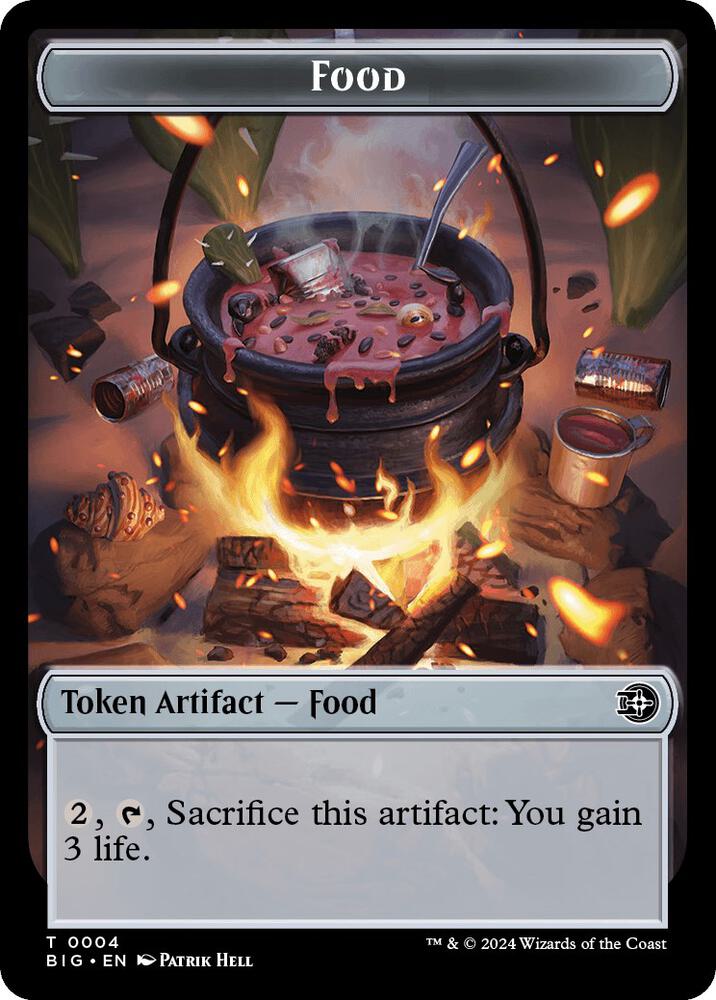 Food // Plot Double-Sided Token [Outlaws of Thunder Junction: The Big Score] 4 // 20