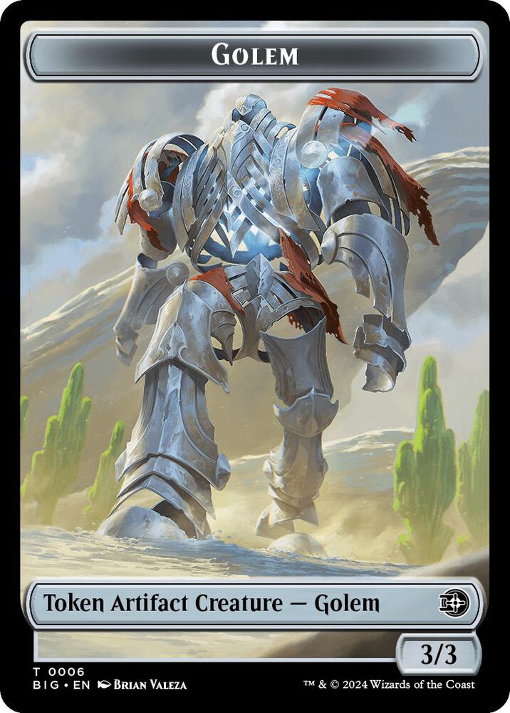 Golem Token [Outlaws of Thunder Junction: The Big Score] 6