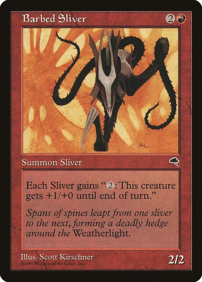 Barbed Sliver [Tempest] 163