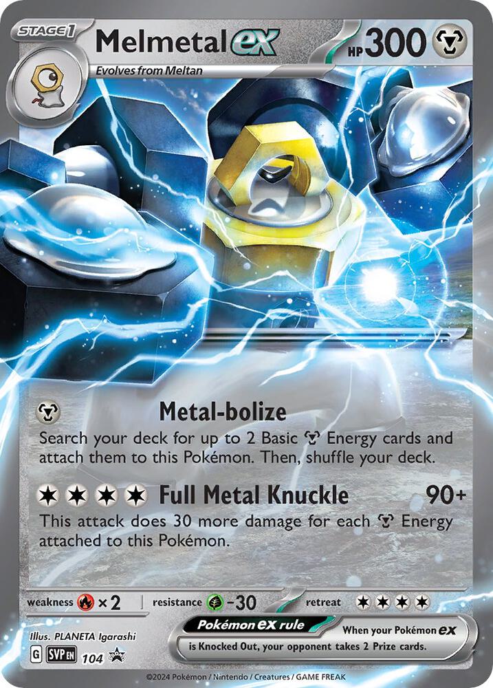 Melmetal ex - 104 [SV: Scarlet & Violet Promo Cards] 104