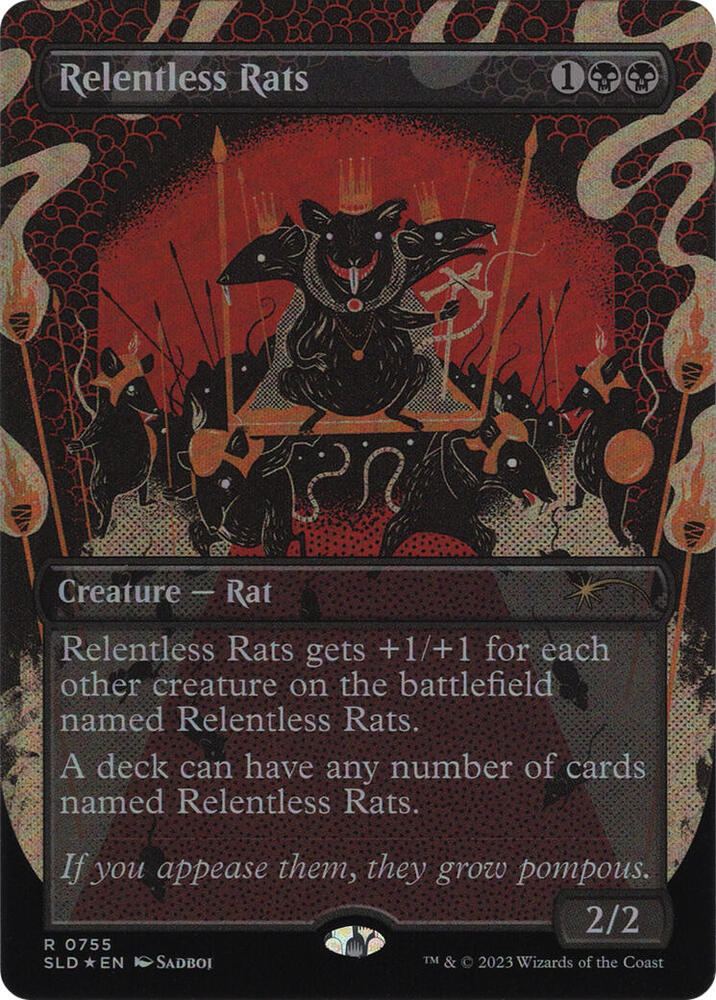 Relentless Rats (755) [Secret Lair Drop Series] 755