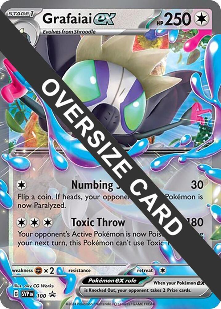 Grafaiai ex - 100 (SV: Scarlet & Violet Promo Cards) [Jumbo Cards] 100