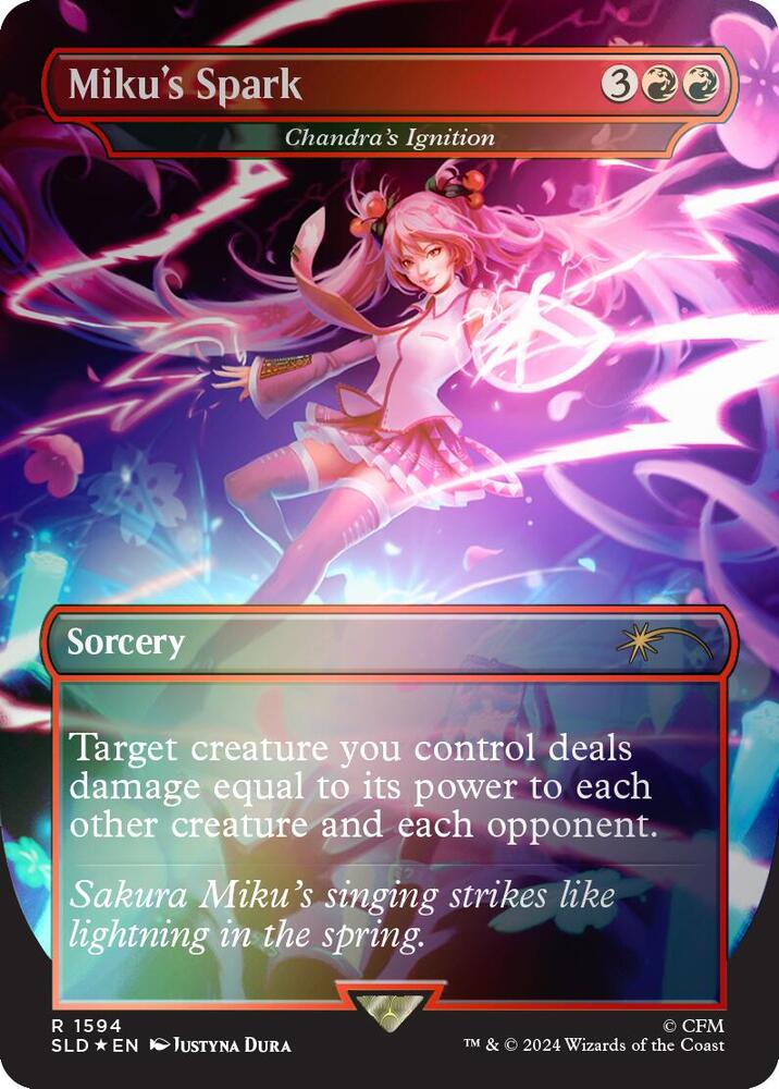 Miku's Spark - Chandra's Ignition (Rainbow Foil) [Secret Lair Drop Series] 1594
