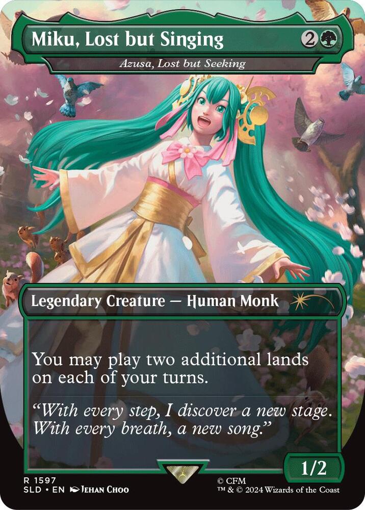 Miku, Lost but Singing - Azusa, Lost but Seeking [Secret Lair Drop Series] 1597