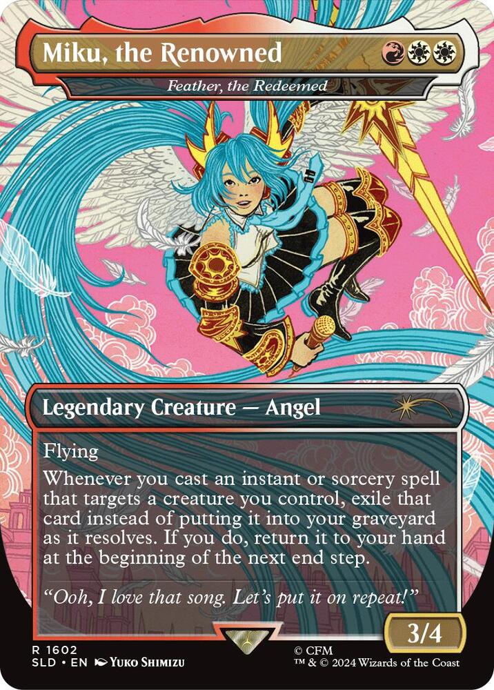 Miku, the Renowned - Feather, the Redeemed [Secret Lair Drop Series] 1602