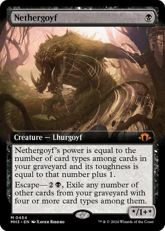 Nethergoyf (Extended Art) [Modern Horizons 3] 454
