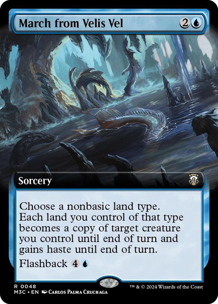March from Velis Vel (Extended Art) [Commander: Modern Horizons 3] 48