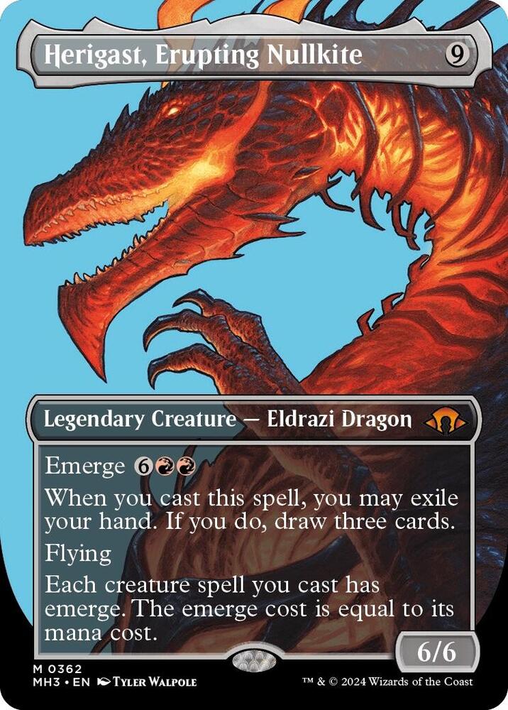 Herigast, Erupting Nullkite (Borderless) [Modern Horizons 3] 362