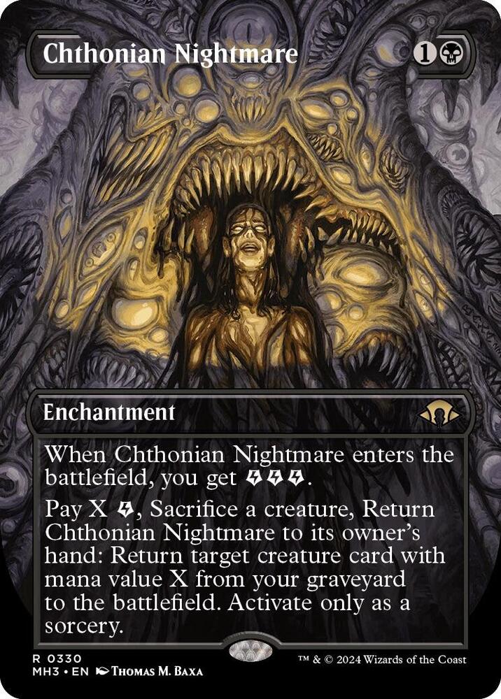 Chthonian Nightmare (Borderless) [Modern Horizons 3] 330