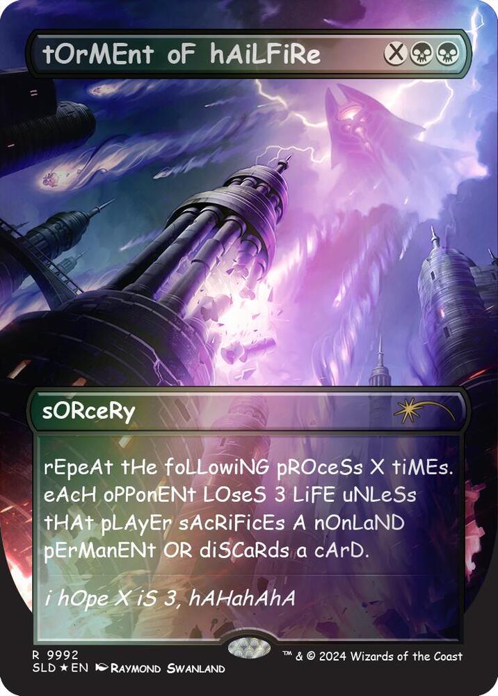tOrMEnt oF hAiLFiRe (Rainbow Foil) [Secret Lair Drop Series] 9992