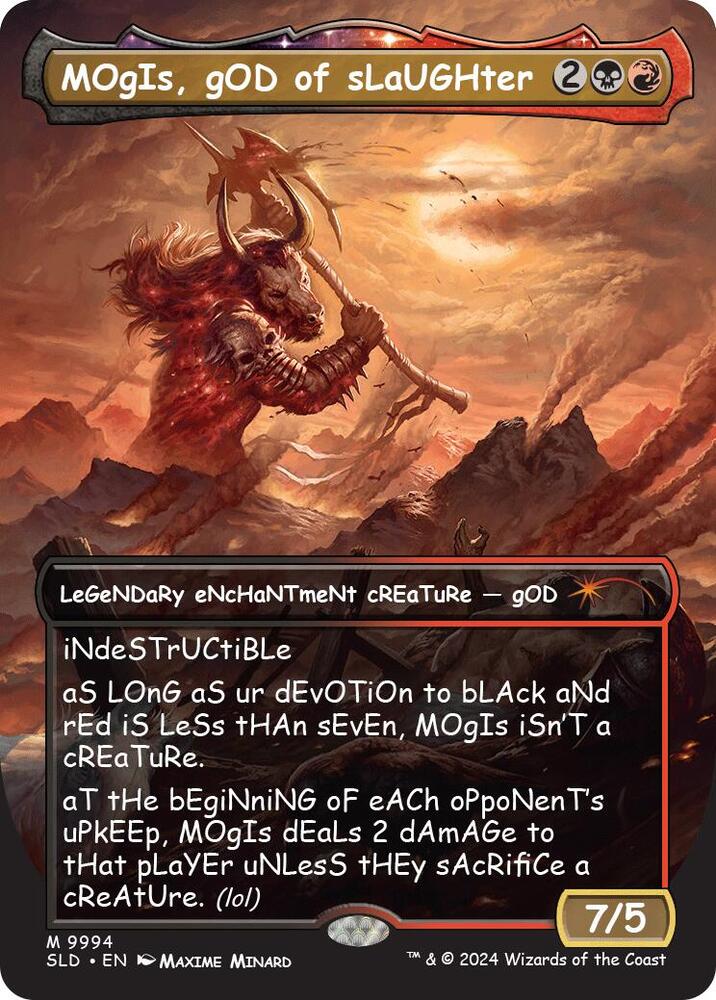 MOgIs, gOD of sLaUGHter (9994) [Secret Lair Drop Series] 9994