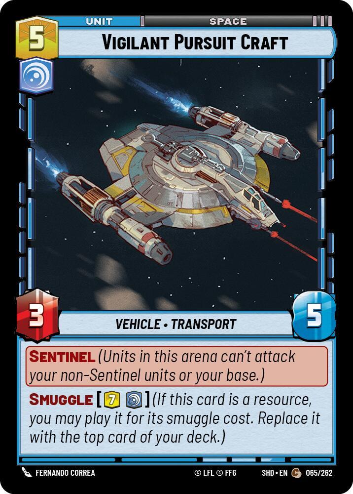 Vigilant Pursuit Craft [Shadows of the Galaxy] 065/262