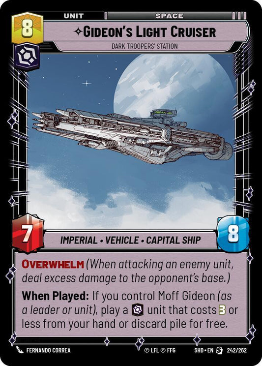 Gideon's Light Cruiser - Dark Troopers' Station [Shadows of the Galaxy] 242/262