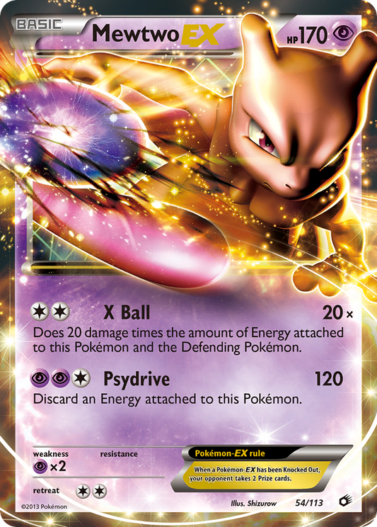 Mewtwo-EX - 54/113 Legendary Treasures